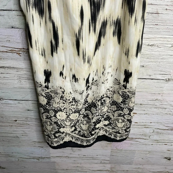 Urban outfitters silence & noise dress mini black cream size xs - Picture 2 of 10